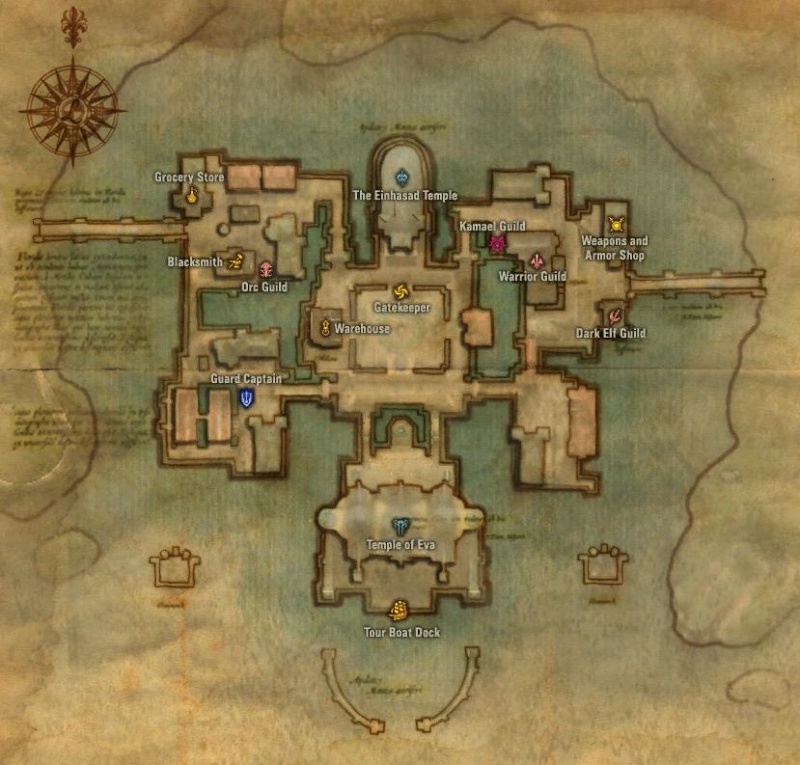 Heine Town Map